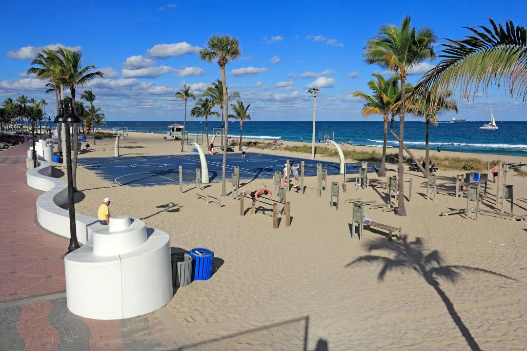 Park na plaży w Fort Lauderdale