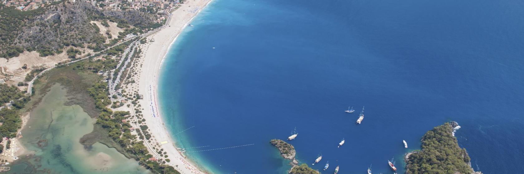 Rezerwat przyrody i plaża w Oludeniz